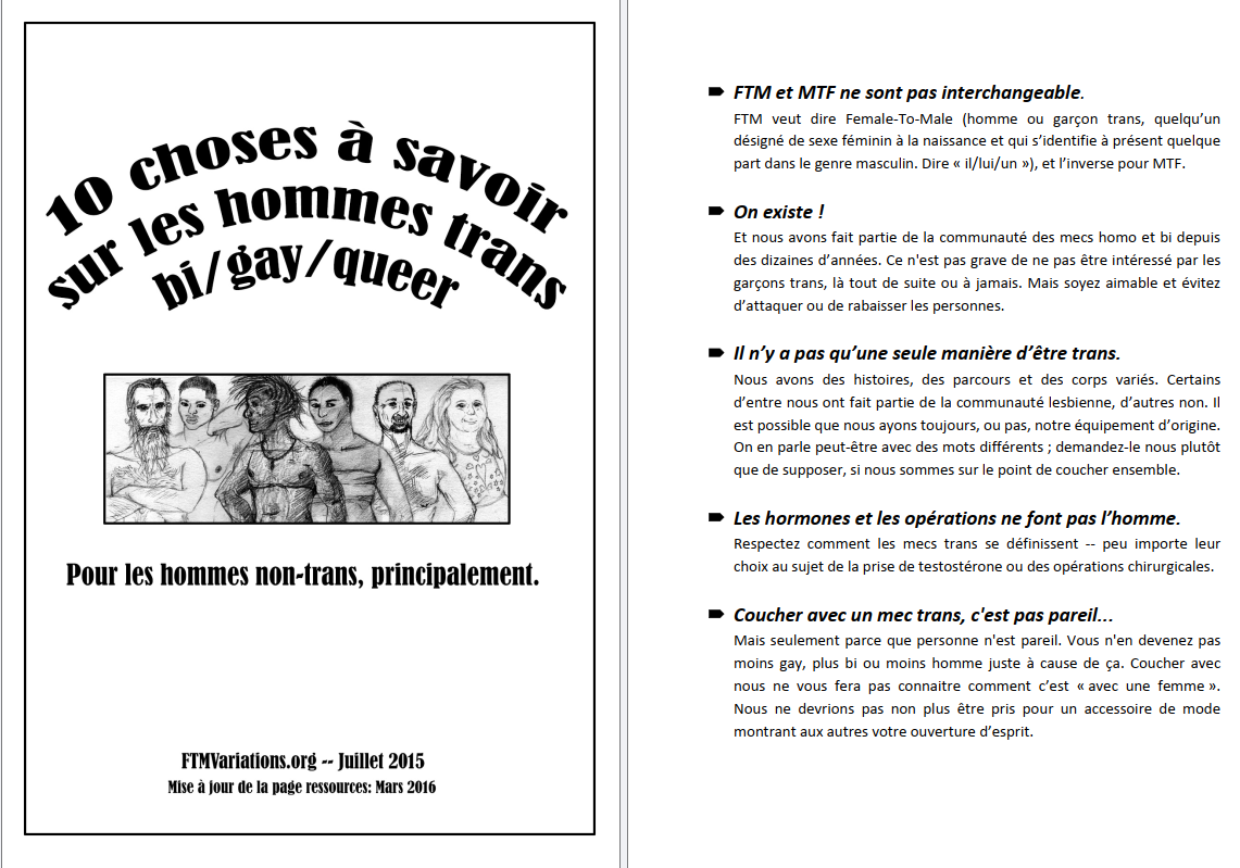 Première page brochure